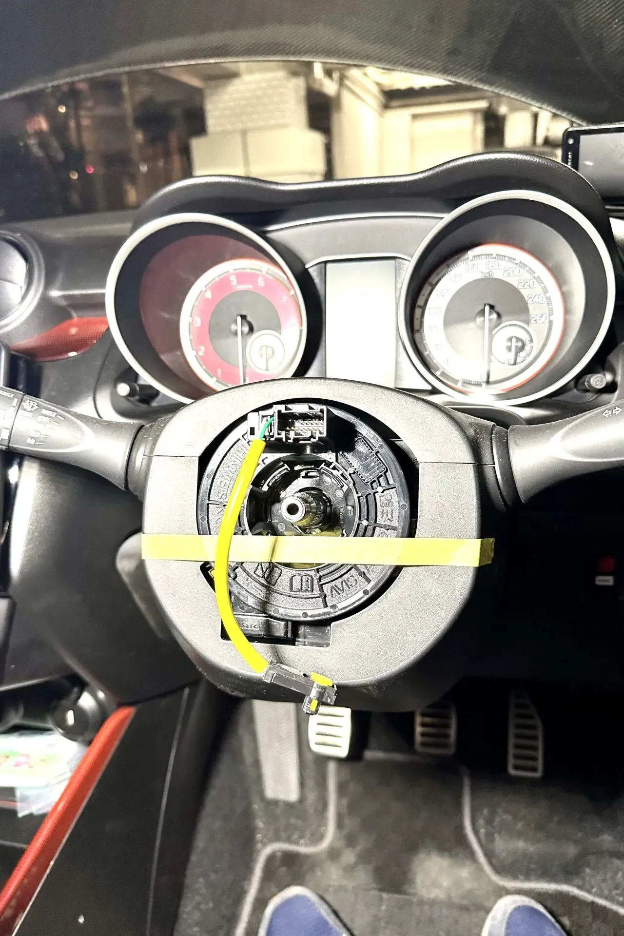 WORKS BELLステアリングスイッチ移設キットでハンドル交換取り付け方法 - 画像13